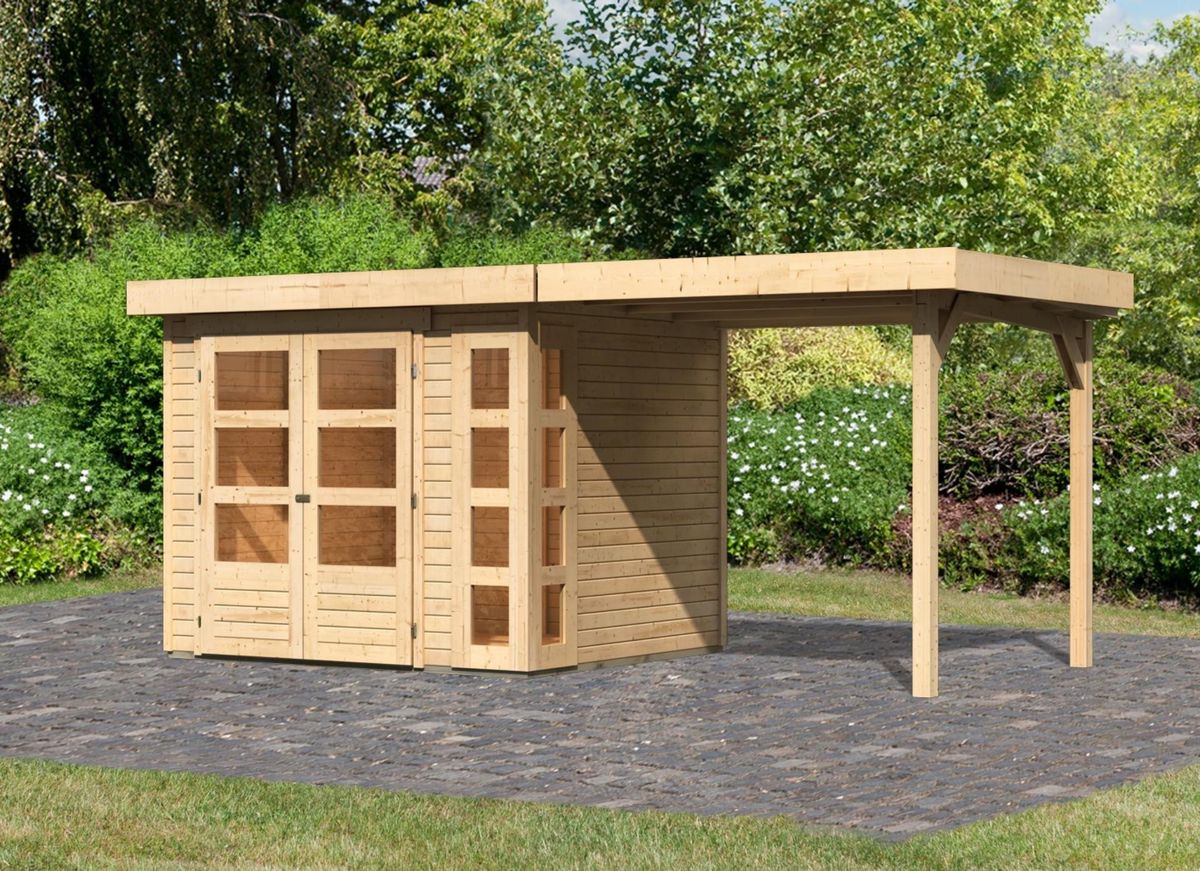 Karibu 82932 Kerko 3 tuinhuis met overkapping