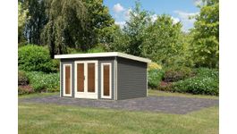 Karibu 31476 Radeburg 2 Gartenhaus - Terragrau Foto von Karibu 31476 Radeburg 2 Gartenhaus - Terragrau