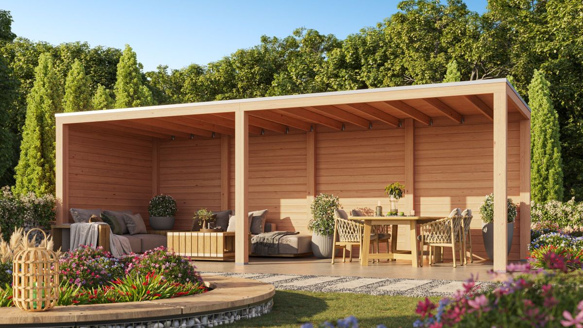 WoodAcademy douglas overkapping Moonstone Essential