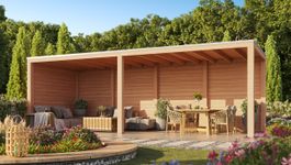 WoodAcademy douglas overkapping Moonstone Essential Foto van WoodAcademy douglas overkapping Moonstone Essential