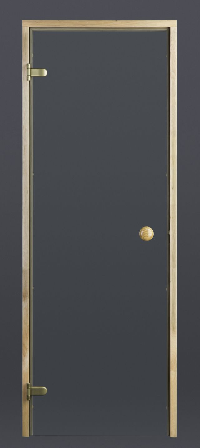 Ilogreen Saunatür Trend (Fichte) 189x89 cm Klarglas