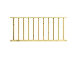 Azalp vurenhout spijlenhek 80x180 cm Foto van Azalp vurenhout spijlenhek 80x180 cm