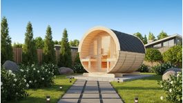 Ilogreen Barrelsauna Max Foto van