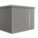 Biohort Neo 2C metalen tuinhuis kwartsgrijs-metallic enkele deur