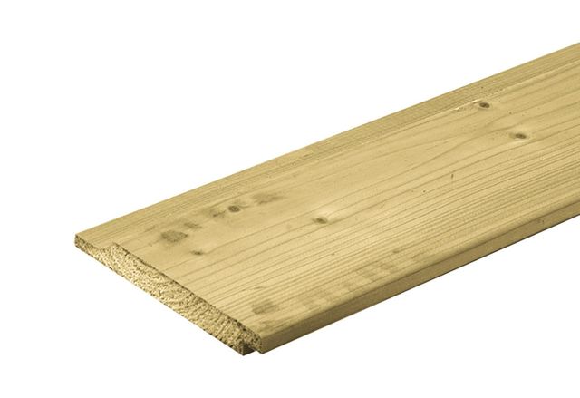 Azalp geïmpregneerde Vurenhouten gevelbekleding Rabat enkel