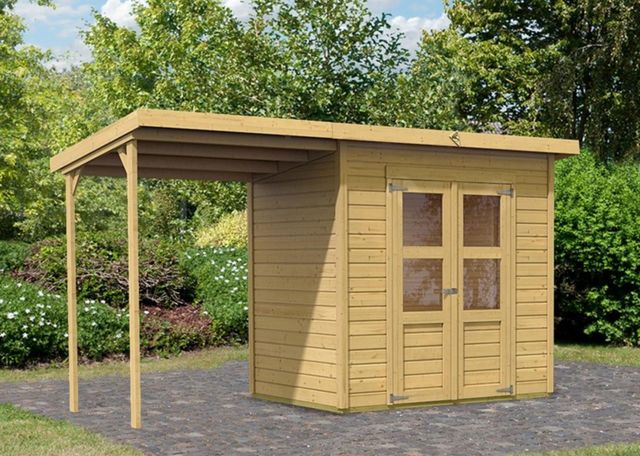 Karibu 68763 tuinhuis met overkapping Merseburg 3