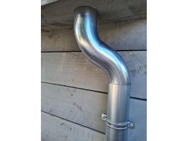 Azalp Flachdach Wasserabflussset doppelt Zink Foto von Azalp Flachdach Wasserabflussset doppelt Zink