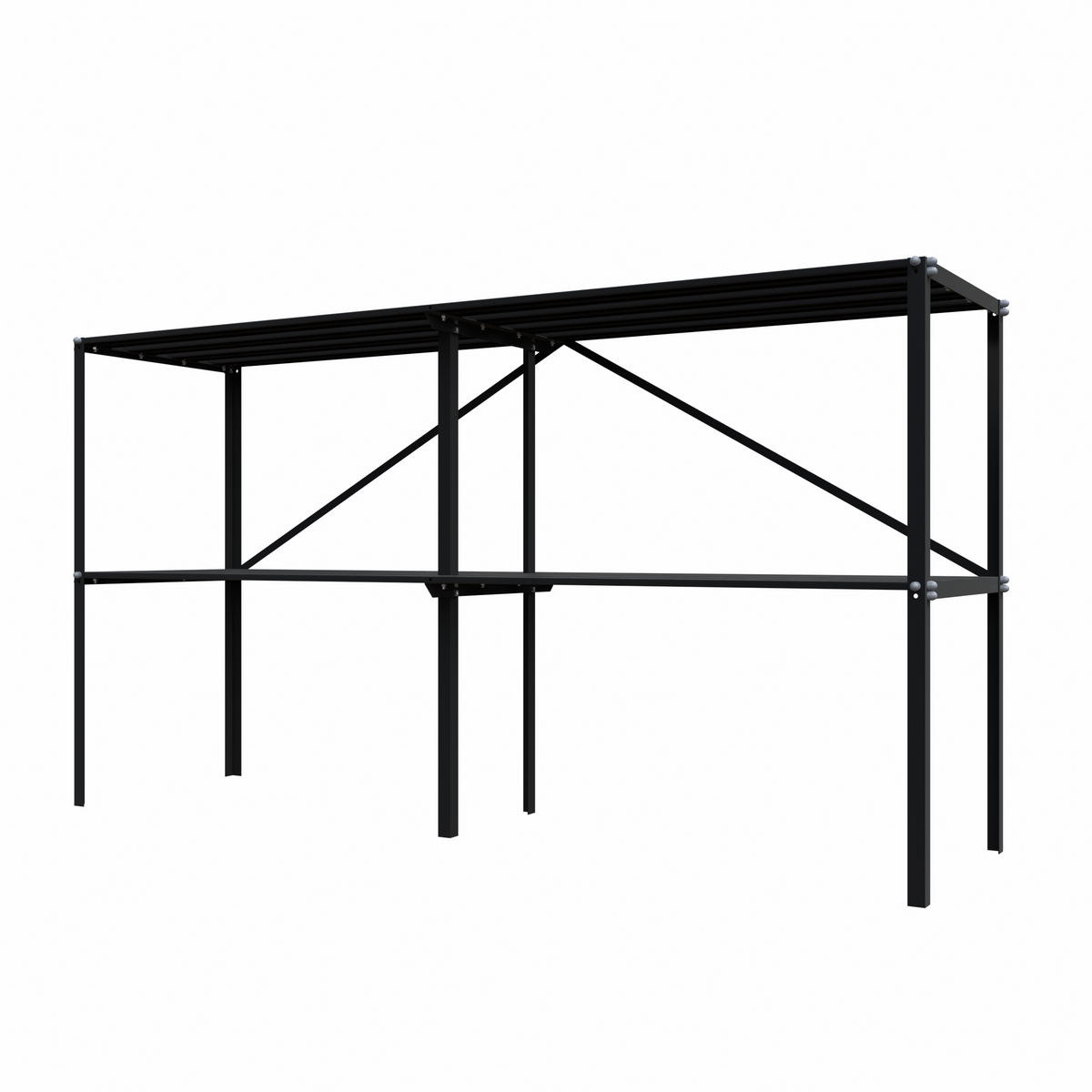 Royal Well kweektafel vrijstaand zwart