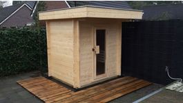 Azalp Saunahaus Littea 210x180 cm Foto von Azalp Saunahaus Littea 210x180 cm