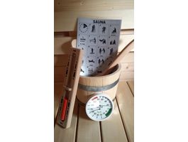 Foto van Hot Orange Saunaset Compleet