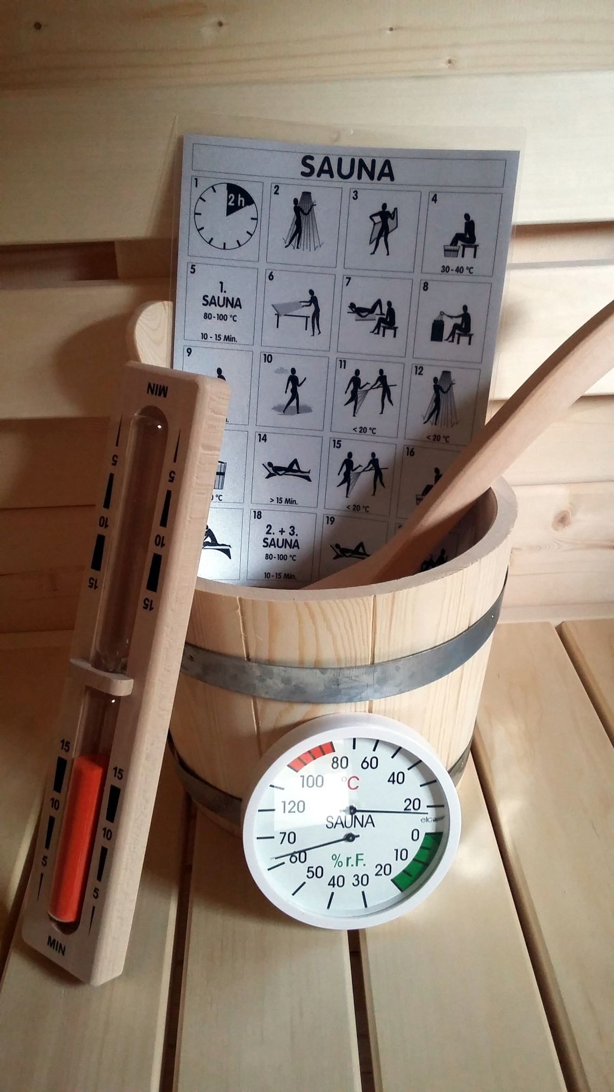 Hot Orange Saunakit Standard