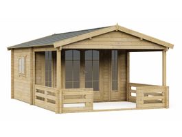 Foto von Interflex Blockhütte 3830 L - Imprägniert