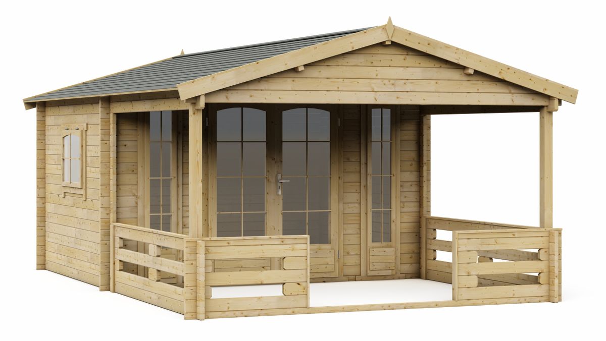 Interflex Blockhütte 3830 L - Imprägniert