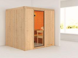 Karibu 59780 Daria binnensauna Foto van Karibu 59780 Daria binnensauna