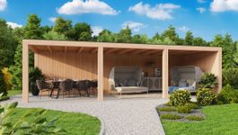 Kirk and Michaels Douglasien Überdachung Serius Foto von