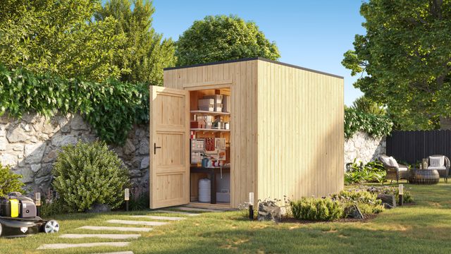 Grandiwood houten tuinhuis Kubix