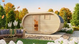 Ilogreen Fasssauna Ovaal Foto von