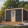 WoodAcademy houten tuinhuis Graniet Essential nero 400x300 cm