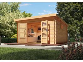 Karibu 91500 Trittau 6 blokhut Foto van Karibu 91500 Trittau 6 blokhut