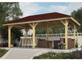 Foto von Karibu 68844 Gartenlaube Kirn 2 - Hochdruck Imprägniert