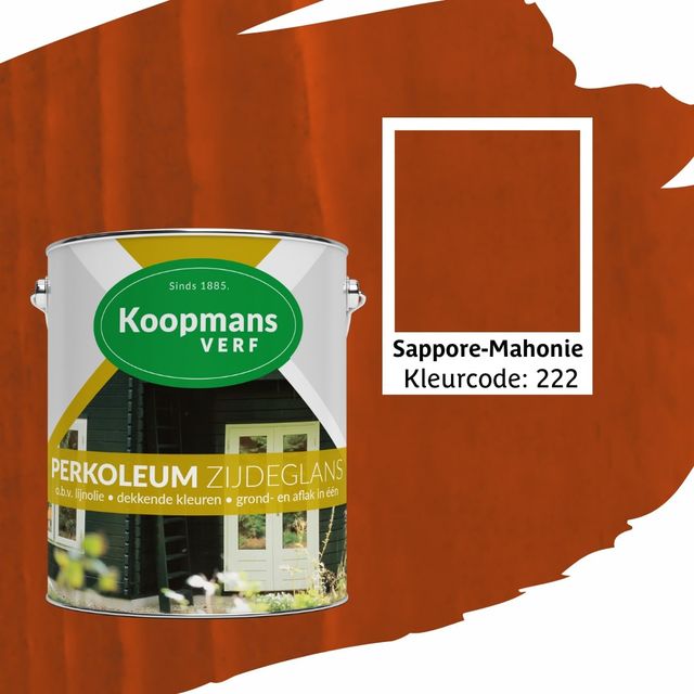 Koopmans Perkoleum - Sapporo-Mahonie 222 - 2.5L Seidenglanz