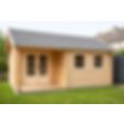 Foto von Azalp Blockhaus Kinross 450x450 cm