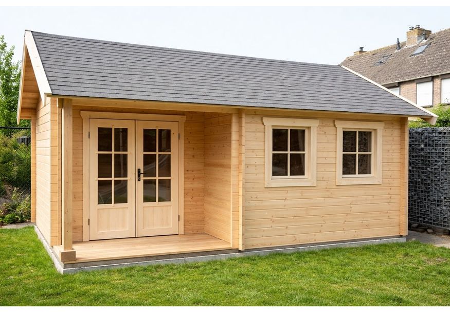 Azalp Blockhaus Kinross 450x450 cm Foto von Azalp Blockhaus Kinross 450x450 cm