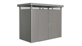 Biohort Highline H1 metalen tuinhuis Foto van Biohort Highline H1 metalen tuinhuis