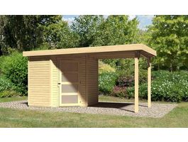 Foto von Karibu 77738 Schwandorf 3 Gartenhaus mit Anbaudach