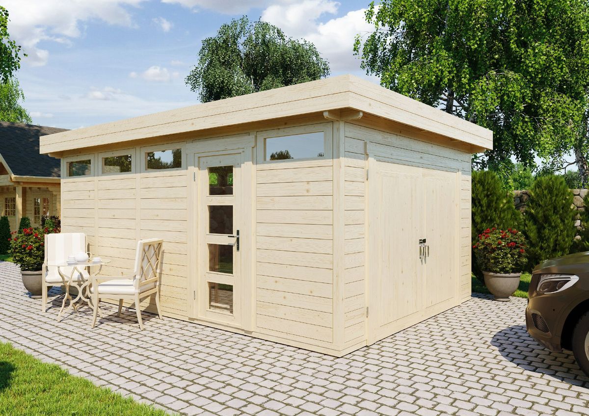 Azalp Houten Garage Arno Modern