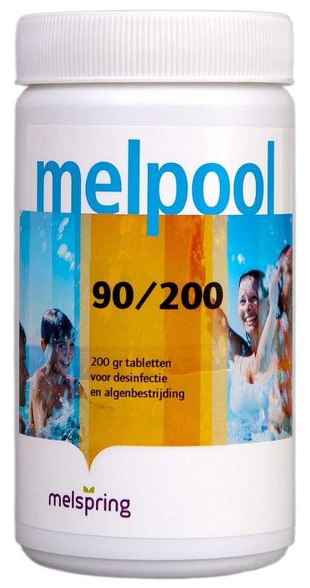 Melpool 90-200 grote Chloortabletten - 1 kg