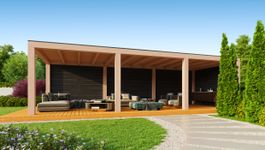 Kirk and Michaels Douglasien Überdachung Marius nero Foto von