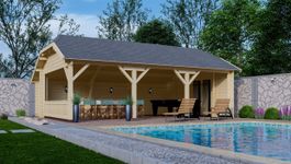 Interflex wolfsHölzerne Schuppen mit Satteldach WKS2 Foto von