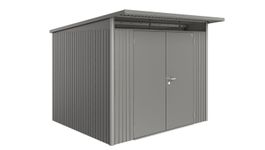 Biohort AvantGarde A6 metalen tuinhuis dubbele deur Foto van Biohort AvantGarde A6 metalen tuinhuis dubbele deur