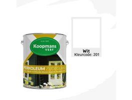 Koopmans Perkoleum - Weiß 201 - 2.5L Seidenglanz Foto von Koopmans Perkoleum - Weiß 201 - 2.5L Seidenglanz