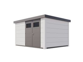 Telluria Classico 3930 metalen tuinhuis Foto van Telluria Classico 3930 metalen tuinhuis