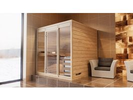 Azalp Massive Sauna Eva Optic Foto von Azalp Massive Sauna Eva Optic