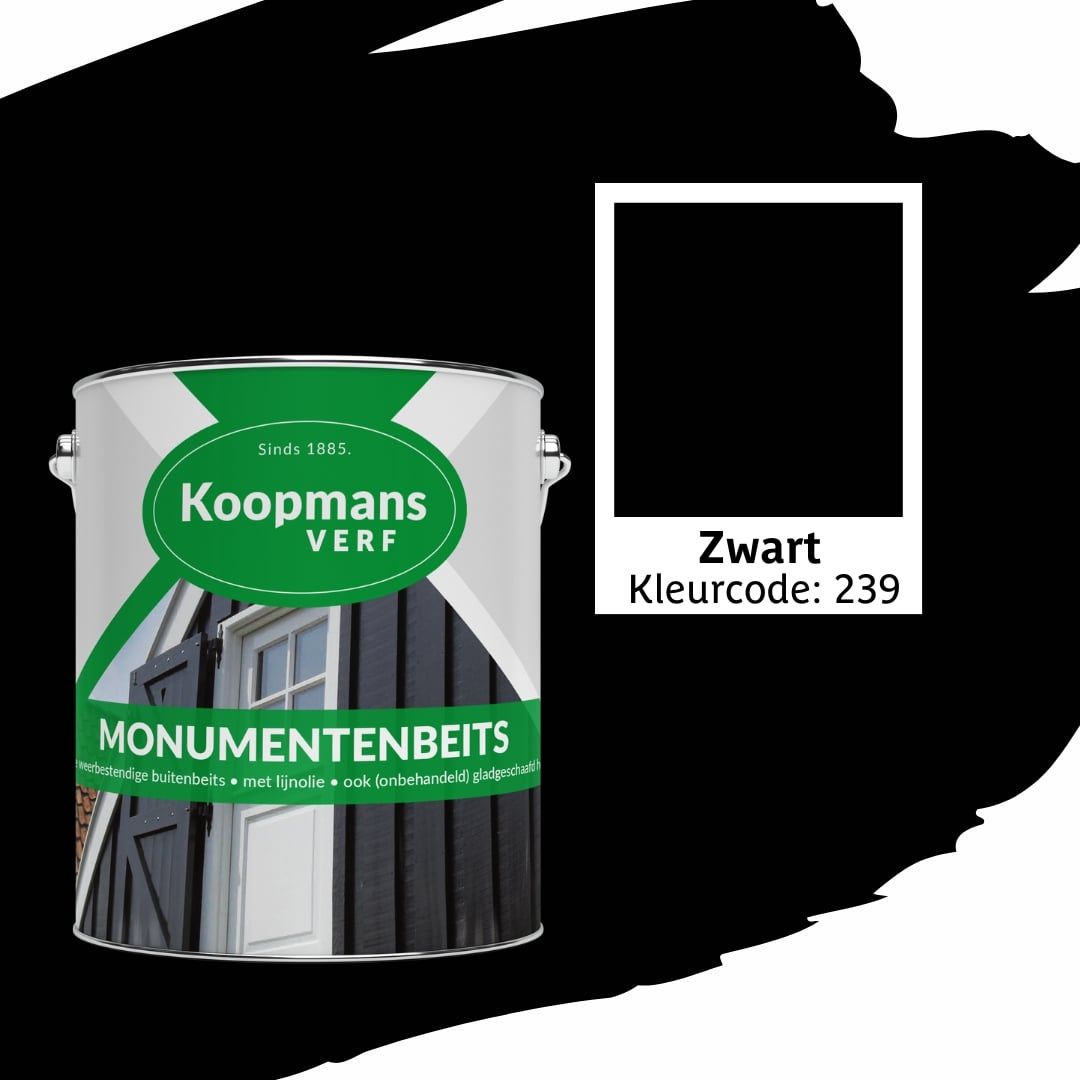 Koopmans Monumenten beits - Zwart - 2.5L