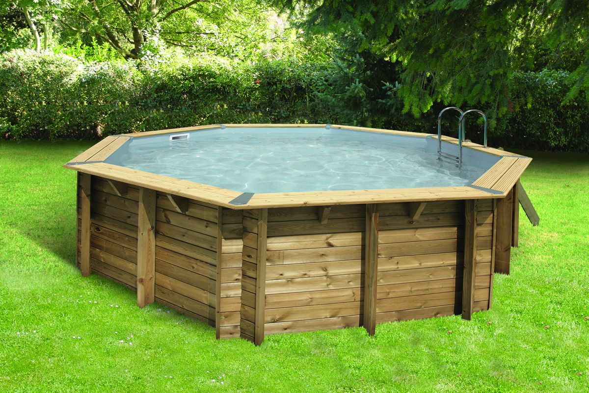 Ubbink Océa 430 x 120 cm houten zwembad