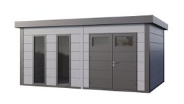 Telluria Classico Plus 5436 metalen tuinhuis Foto van Telluria Classico Plus 5436 metalen tuinhuis