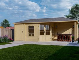 Foto von Interflex Blockhütte mit terrasse 4355 Z Plus