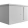 Biohort Neo 4D metalen tuinhuis zilver-metallic enkele deur