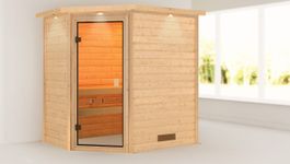 Karibu 6167 Jella binnensauna Foto van Karibu 6167 Jella binnensauna