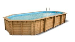 Foto van Ubbink Azura 750 x 400 x 130 cm houten zwembad