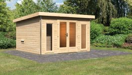 Karibu 36043 Mainburg 2 buitensauna Foto van Karibu 36043 Mainburg 2 buitensauna