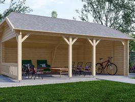 Foto von Interflex wolfsHölzerne Schuppen mit Satteldach WKS1