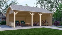 Interflex wolfsHölzerne Schuppen mit Satteldach WKS1 Foto von Interflex wolfsHölzerne Schuppen mit Satteldach WKS1