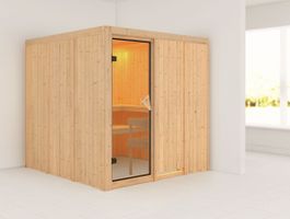 Karibu 14421 Rodin binnensauna Foto van Karibu 14421 Rodin binnensauna