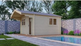 Interflex buitensauna 3940 S Foto van Interflex buitensauna 3940 S