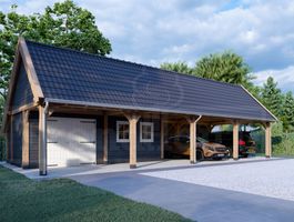 Foto von Trendhout de Hofstee XXL Schuppen mit Satteldach